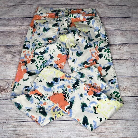 NWT Gap Large Floral Printed Legging Jeans Size 24 - Picture 4 of 6
